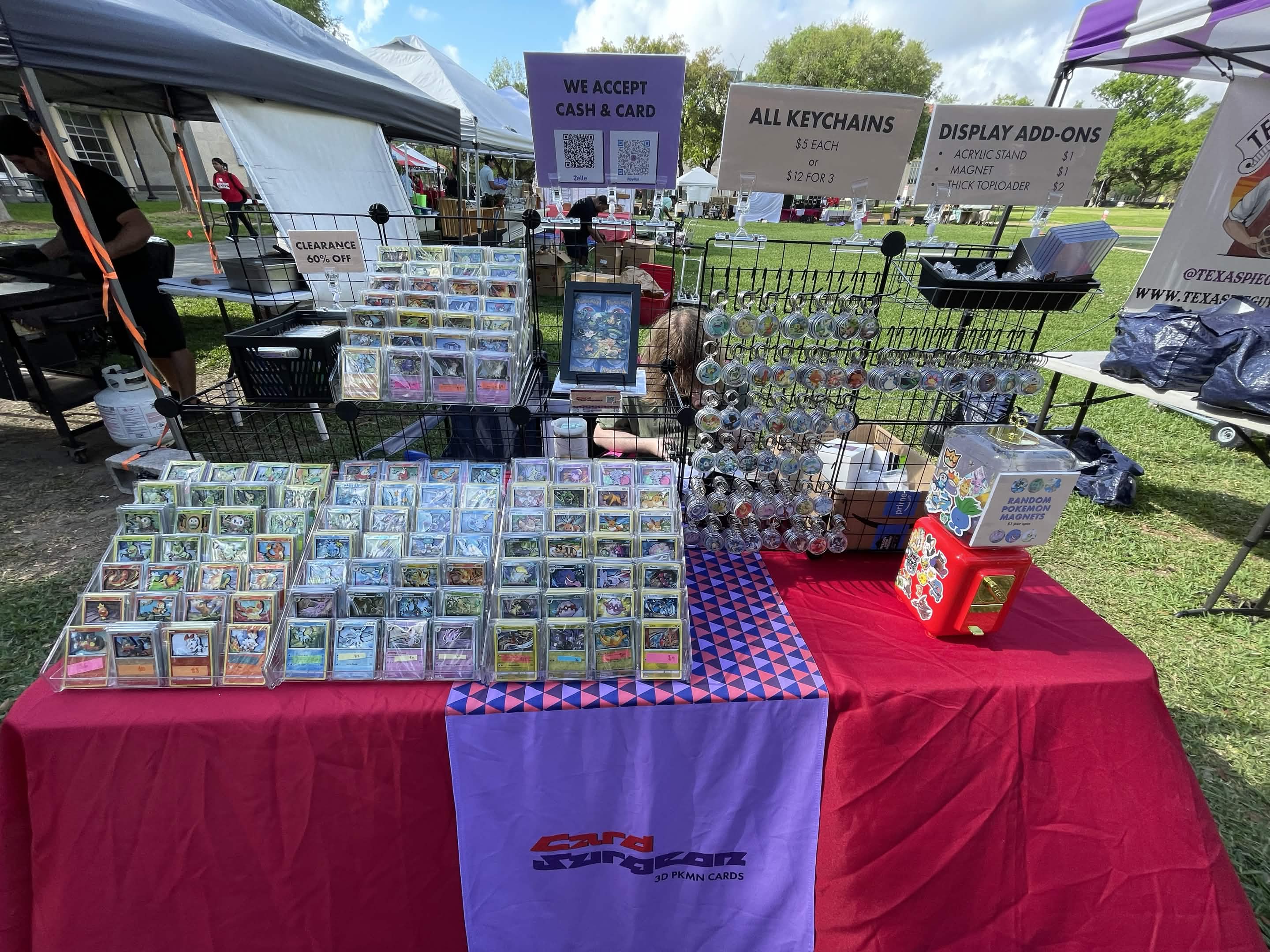Booth Setup.